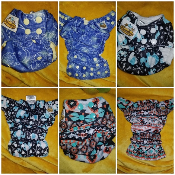 SM and XS rare vintage honeybuns cloth diapers - Picture 1 of 3